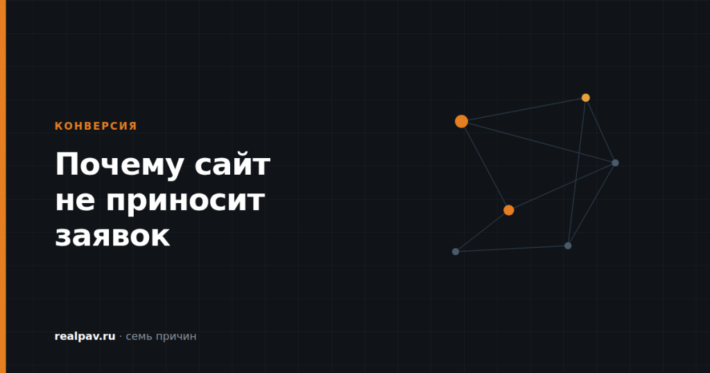 Почему сайт не приносит заявок